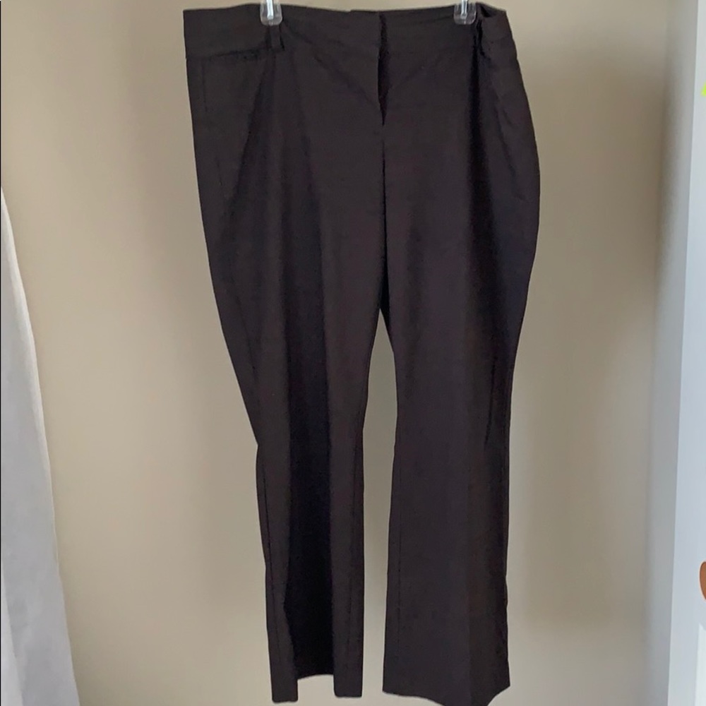 Dark brown dress pants